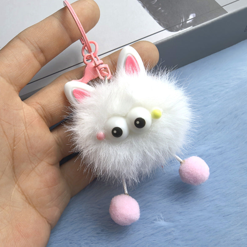Wholesale 10pcs Ear Elf Plush Cartoon Cute Keychain